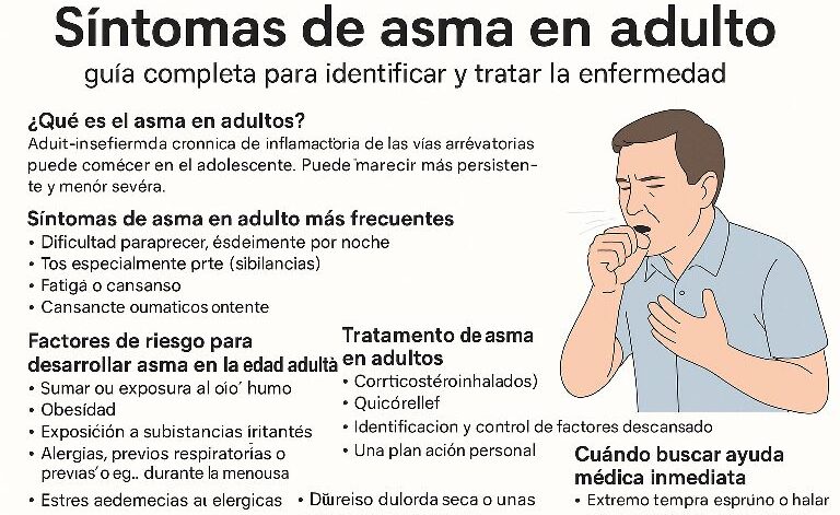síntomas de asma en adultos