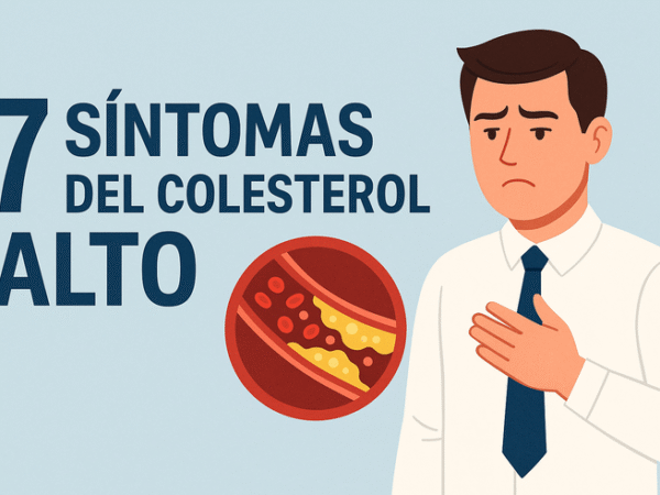 7 síntomas del colesterol alto