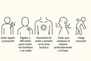 Síntomas Asociados al dolor de espalda alta