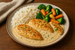 Beneficios del pollo en crema