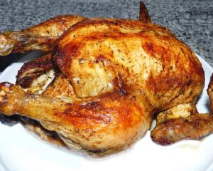 receta de pollo al horno