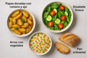 Acompañamientos para el pollo al horno