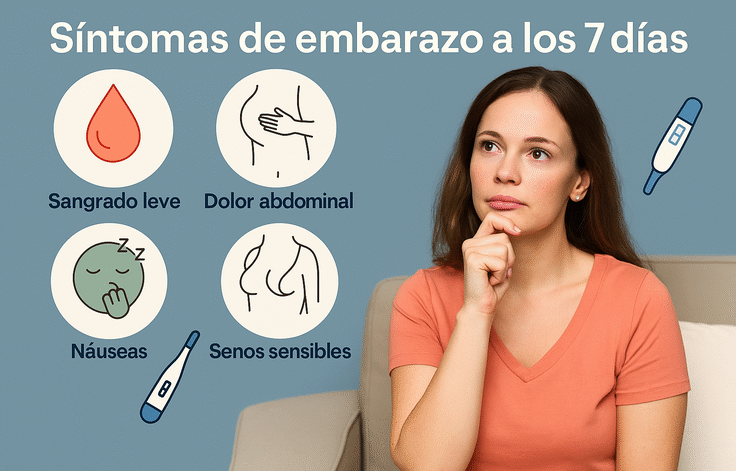 síntomas de embarazo a los 7 días