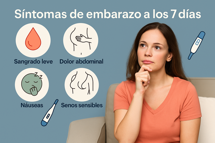 síntomas de embarazo a los 7 días
