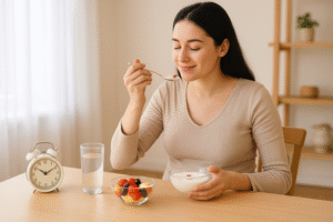 meriendas saludables en dieta para embarazada.