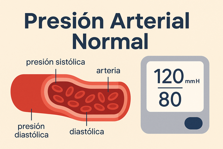 presión arterial normal