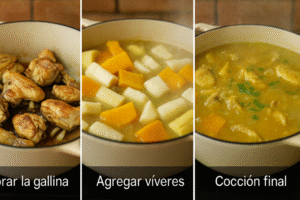 Paso a paso para preparar el Sancocho de Gallina