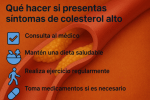 síntomas de colesterol alto