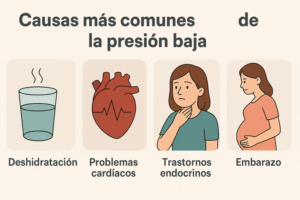 síntomas de la presión baja