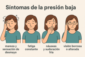 Principales síntomas de la presión baja