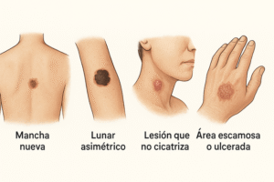 Síntomas del cáncer de piel que debes conocer