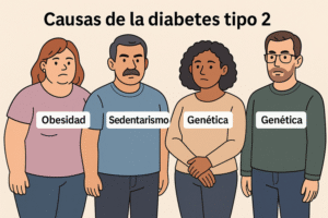 Causas  y Factores de riesgo de la diabetes tipo 2