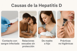 ¿Qué Causas la Hepatitis D?