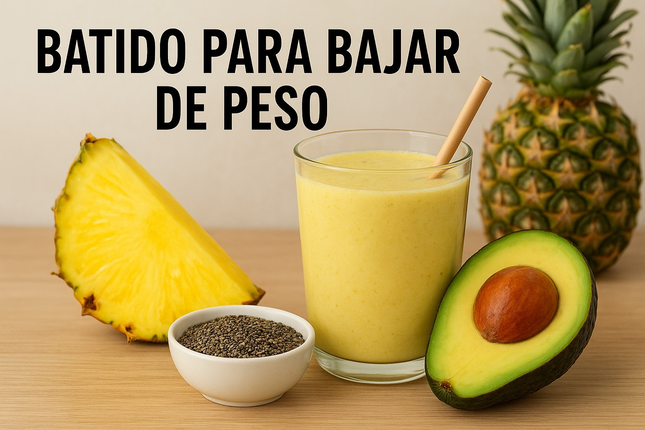 batido para bajar de peso